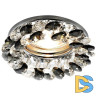 Встраиваемый светильник Ambrella Light Crystal K206 BK/CH