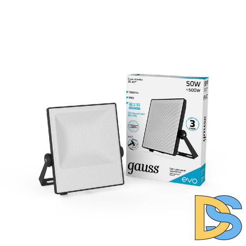 Прожектор светодиодный Gauss Evo 50W 6500К 687511350
