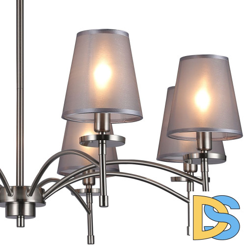 Люстра на штанге Escada Faith 694/8PL Nickel