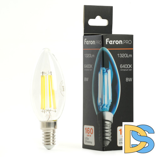 Лампа светодиодная Feron LB-1208 E14 8W 6400K 51249