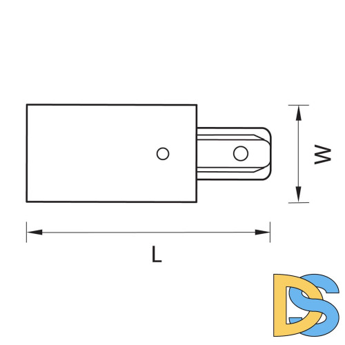 Питание боковое Lightstar Barra 501116