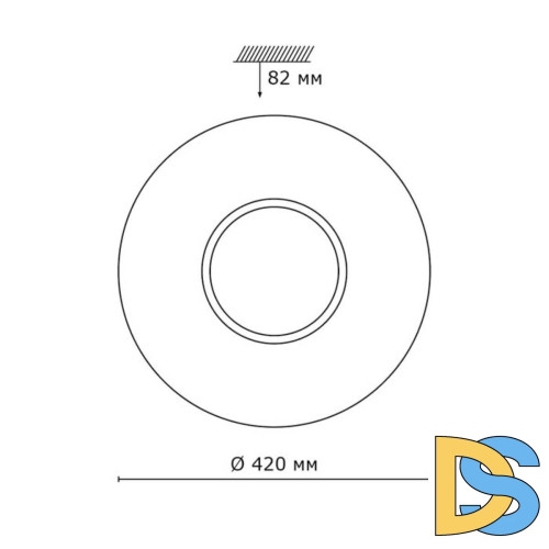 Настенно-потолочный светодиодный светильник Sonex Visma 2048/DL