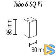 Потолочный светильник TopDecor Tubo6 SQ P1 17
