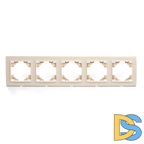 Рамка 5-местная горизонтальная Stekker Эрна 39621