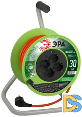 Удлинитель силовой Эра RP-4e-3x1.5-30m Б0056102