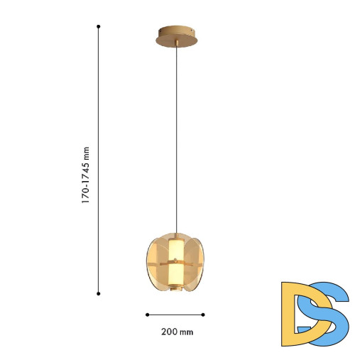Подвесной светильник Favourite Fada 4624-1P