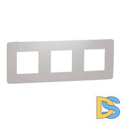 Рамка 3-постовая Schneider Electric Unica New NU280624