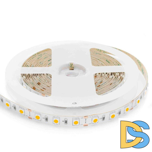 Светодиодная лента Apeyron 24В ПРО 14,4Вт/м smd5050 60д/м IP20 1100Лм/м 5м 3000К 00-308