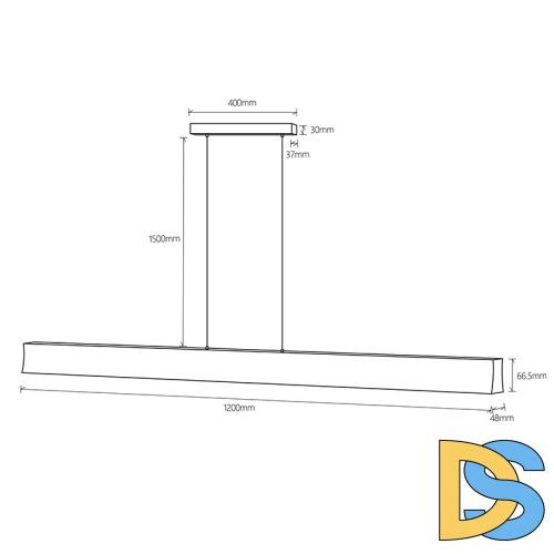 Подвесной светильник Mantra Hanok 7547