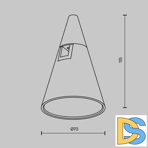 Трековый магнитный светильник Maytoni Keila TR146-1-5W4K-BS