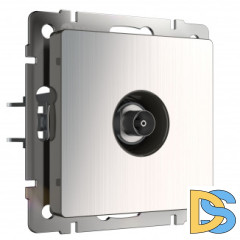 ТВ розетка оконечная (глянцевый никель) W1183002