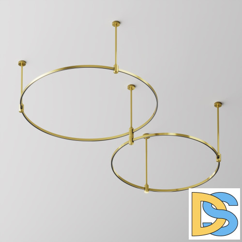 Шинопровод магнитный круглый Maytoni Flarity TRX154-R-D800-BS