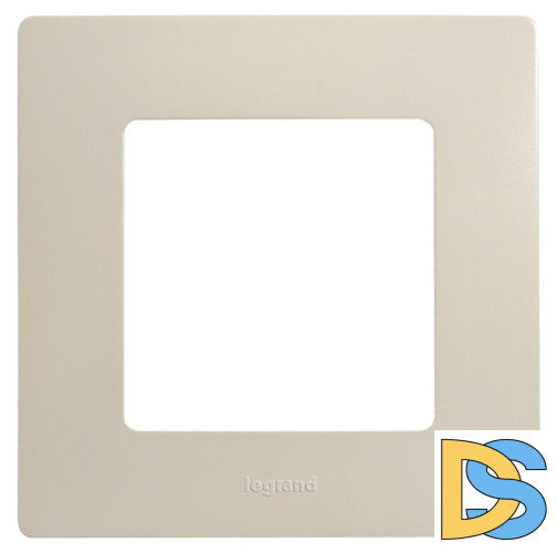 Рамка 1-постовая Legrand Etika слоновая кость 672511