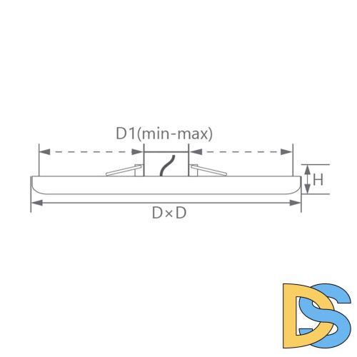 Встраиваемый светильник Feron AL514 41572