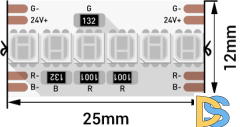 Светодиодная лента DesignLed DSG8A240-24-RGB-33 005762
