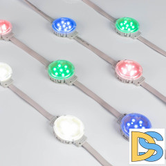 Модуль управляемый Arlight DMX-F10-D50 24V RGBW (2W, IP68, 120 deg) 036825