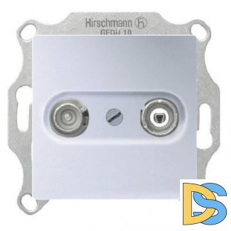 Розетка TV-R оконечная Jung ECO Profi Алюминий