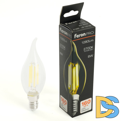 Лампа светодиодная Feron LB-1218 E14 8W 2700K 51265