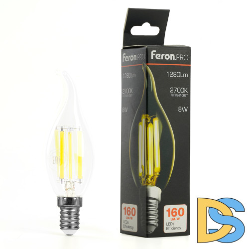 Лампа светодиодная Feron LB-1218 E14 8W 2700K 51265