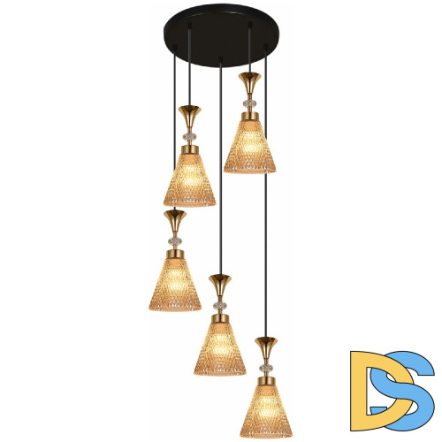 Подвесная люстра Reluce 02005-0.9-05  AMBER