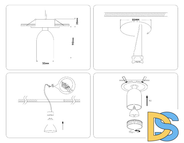 Встраиваемый спот Ambrella Light Move TA1272