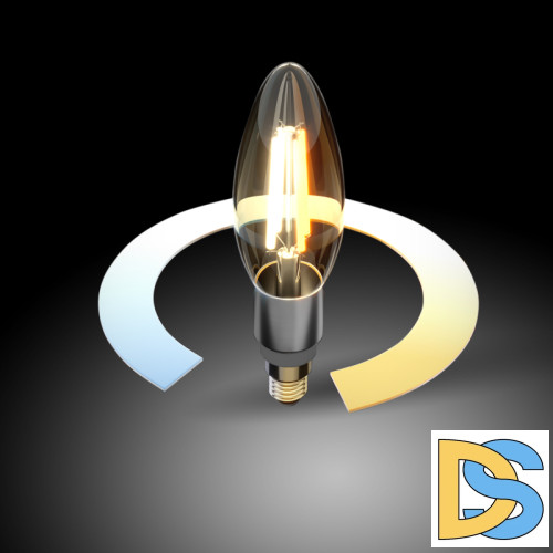 Умная светодиодная лампа Elektrostandard свеча прозрачная E14 5W 4200/6500/3300K 4690389174209