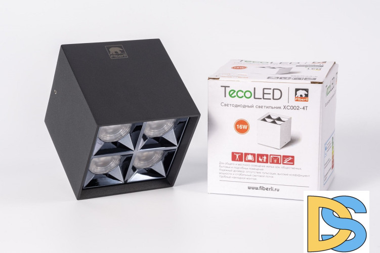 Накладной светодиодный светильник Fiberli XC002-4T(W) 12120204