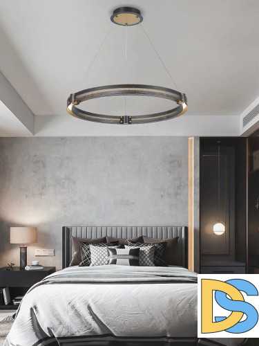 Подвесная люстра Delight Collection Admiral MD19030068-1B black/gold