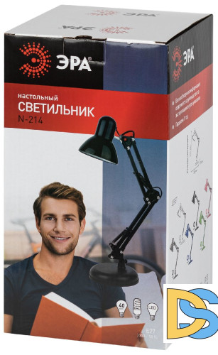 Настольная лампа Эра N-214-E27-40W-P Б0052765