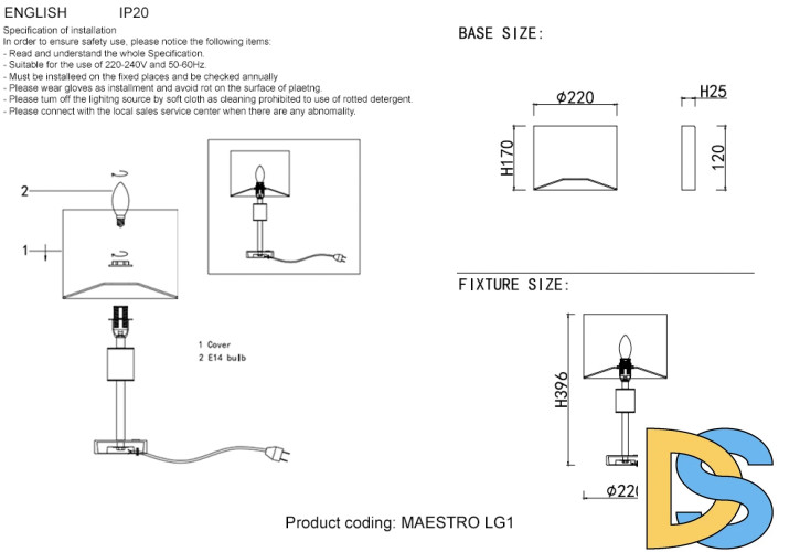 Настольная лампа Crystal Lux MAESTRO LG1 CHROME