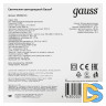 Настенно-потолочный светодиодный светильник Gauss Eco IP65 126418212-S