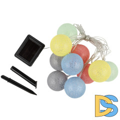 Гирлянда на солнечной батарее Uniel USL-S-139/PM2000 COTTON BALLS UL-00010436