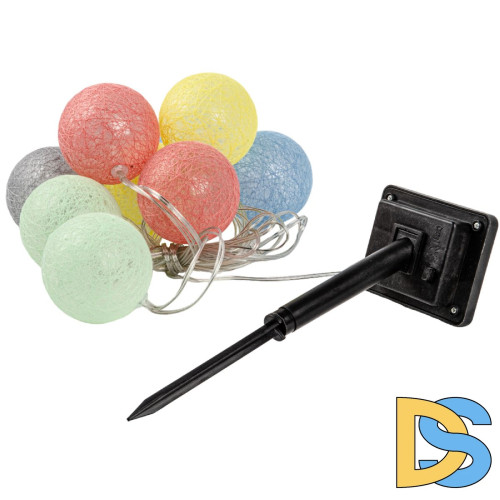 Гирлянда на солнечной батарее Uniel USL-S-139/PM2000 COTTON BALLS UL-00010436
