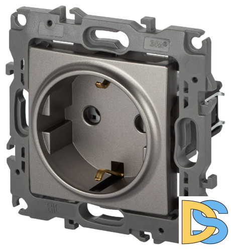 Розетка одноместная Эра 12-2101-16 Б0065662