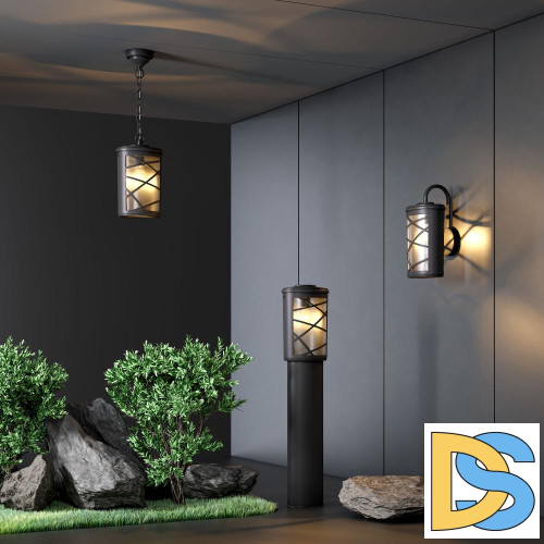 Уличный подвесной cветильник Elektrostandard Premier H GL 1017H 4690389115219