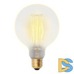 Лампа накаливания (UL-00000480) Uniel E27 60W золотистый IL-V-G125-60/GOLDEN/E27 VW01