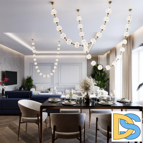 Подвесная люстра Odeon Light Crystal 5008/80L