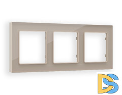 Рамка трехместная Ambrella Volt Platos AF380603