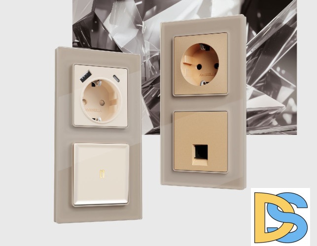 Рамка трехместная Ambrella Volt Platos AF380603