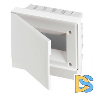 ABB Basic E Бокс в нишу 8М белая непрозрачная дверь (c клеммами), 8 мод. IP40