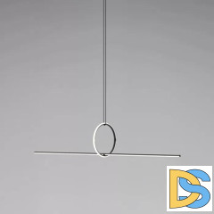 Подвесной светодиодный светильник iLedex Zoom 10339P/A2-35W-3000K BK-WH