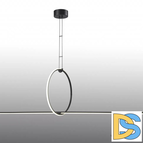 Подвесной светодиодный светильник iLedex Zoom 10339P/A2-35W-3000K BK-WH