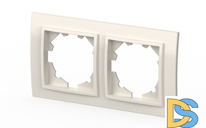 Рамка двухместная ELBI Zena 500-010200-226