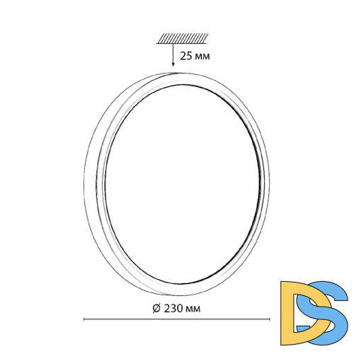Настенно-потолочный светильник Sonex Omega white 7661/18L