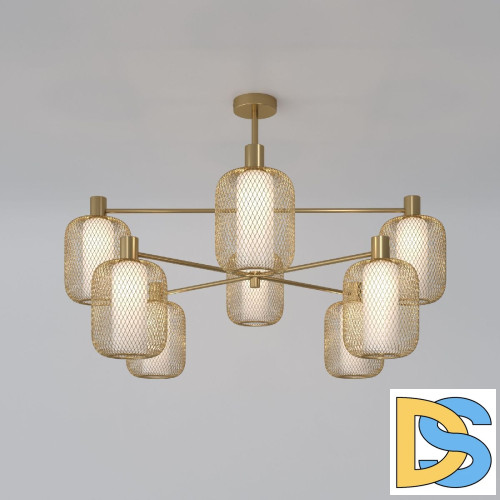 Люстра на штанге Eurosvet Voile 30192/8 золото a069159