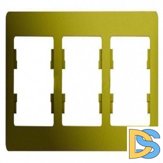 Рамка 3-ая (тройная), Фисташковый, серия Glossa, Schneider Electric