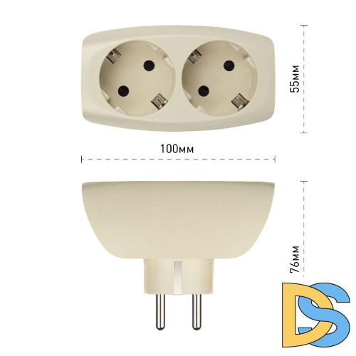 Разветвитель электрический Эра SP-2e-I Б0002369