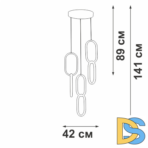 Подвесная люстра Vitaluce V4695-0/6S
