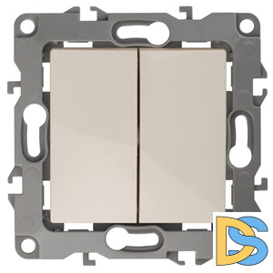 Выключатель двойной Эра 12-1004-02 Б0014652