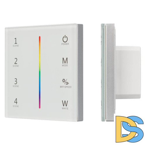Панель Arlight Sens Smart-P22-RGBW White (12-24V, 4x3A, 2.4G) 025168